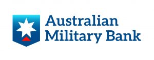 Australian Military Bank logo on White Background