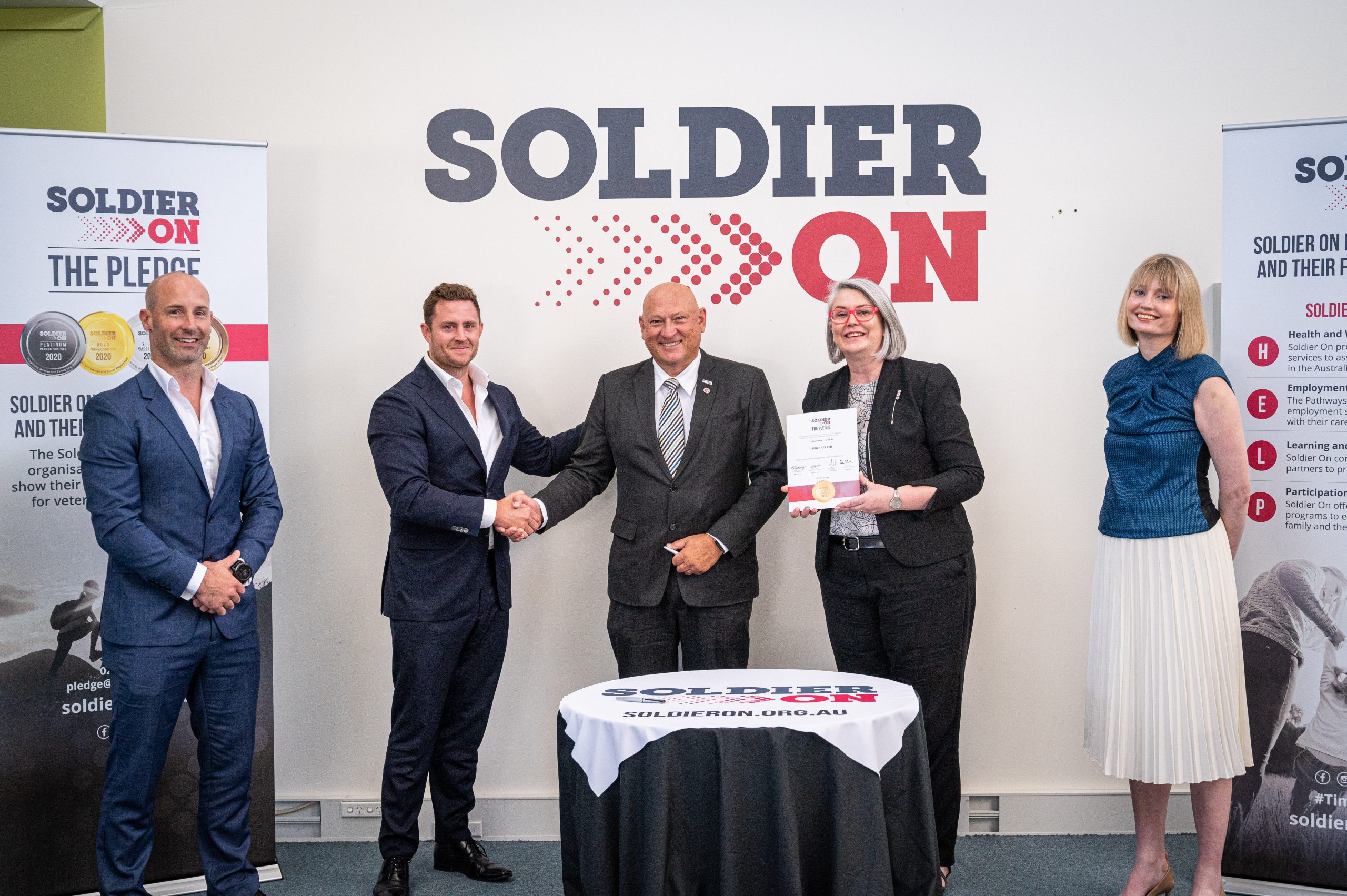 Built Joins the Soldier On Pledge in Support of Veterans